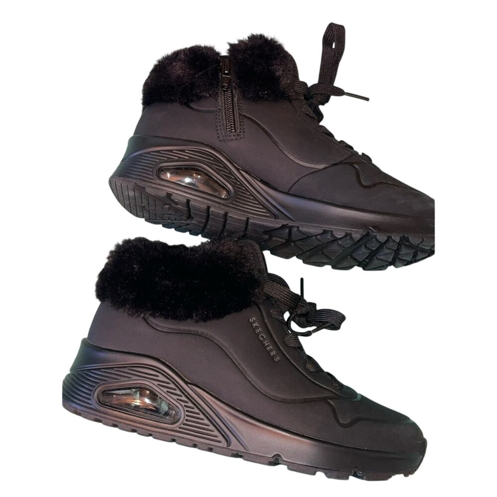 Sketchers Uno Rugged Fall Air Girls 3.5 Boots EUC